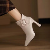 SVETLANA | BOTY NA PODPATKU S OVERSIZE SLOUPOVOU SBUKOU