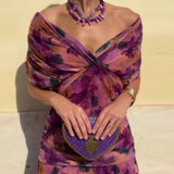 Louise | Elegantní Maxi Večerní Šaty s Výstřihem do V