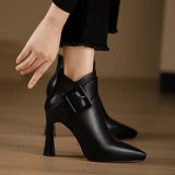 SVETLANA | BOTY NA PODPATKU S OVERSIZE SLOUPOVOU SBUKOU