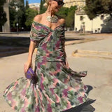 Louise | Elegantní Maxi Večerní Šaty s Výstřihem do V