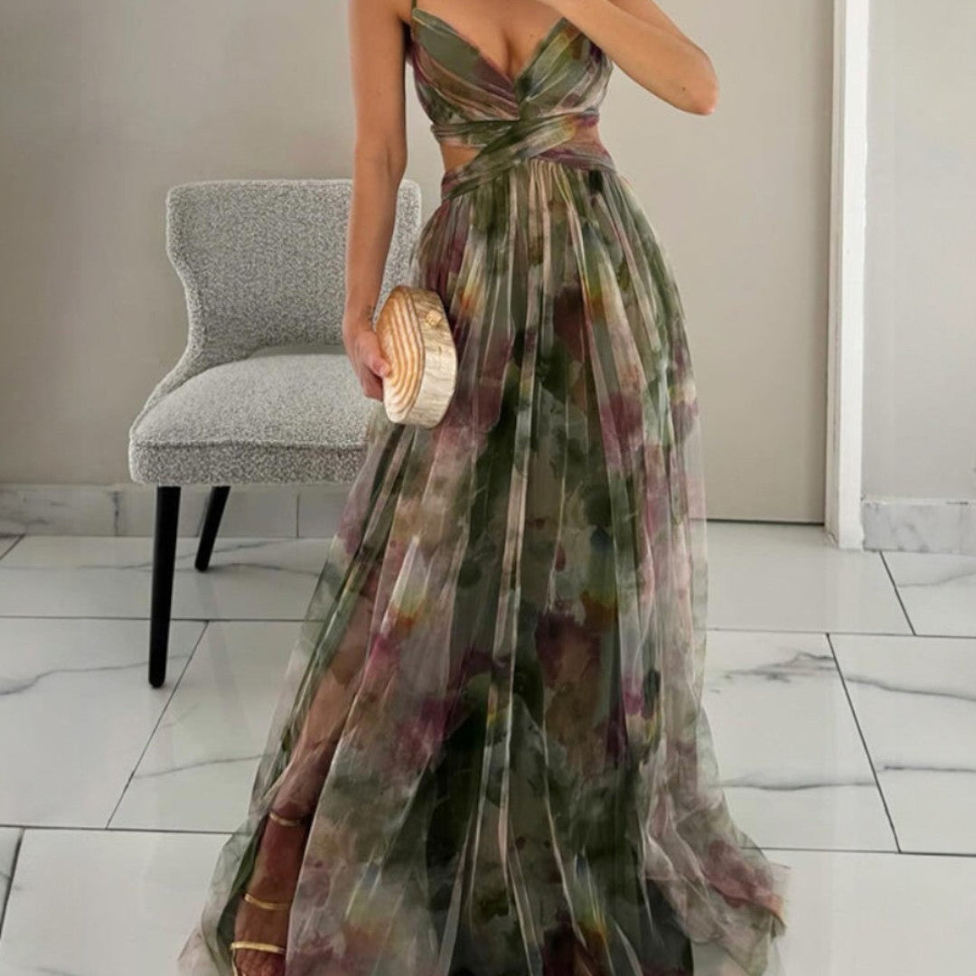Elena | Květinová elegance v maxi šatech (LIMITOVANÁ EDICE!)