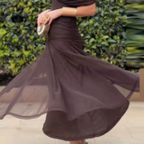 Louise | Elegantní Maxi Večerní Šaty s Výstřihem do V