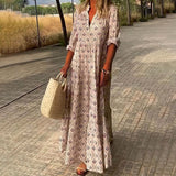 Nora | Elegantní Boho Maxi Šaty