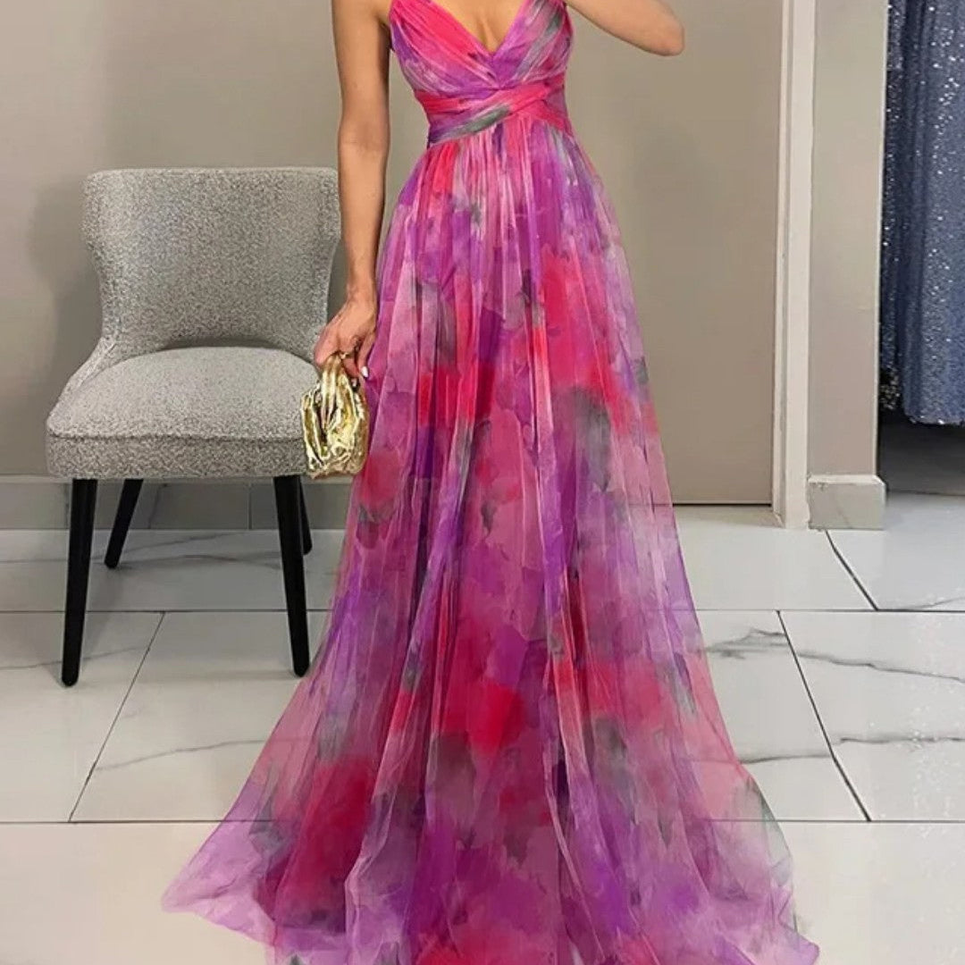 Elena | Květinová elegance v maxi šatech (LIMITOVANÁ EDICE!)
