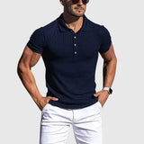 Libor | Elegantní pruhovaná polo košile