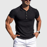 Libor | Elegantní pruhovaná polo košile